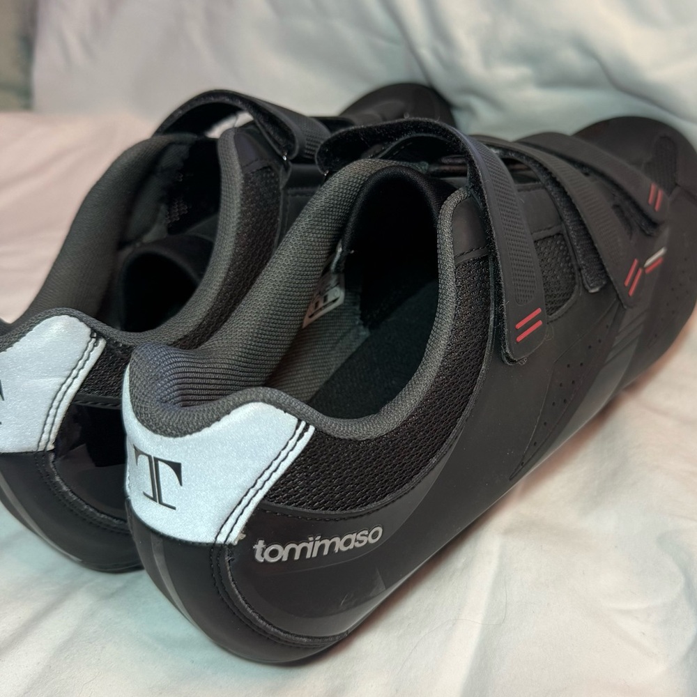 Tommaso Black Cycling Shoes